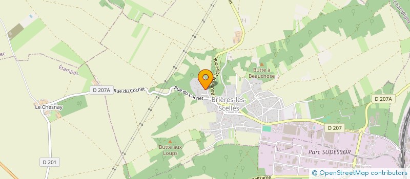 localisation de l'entreprise APR MOTORSPORT EVENTS  BRIERES-LES-SCELLES