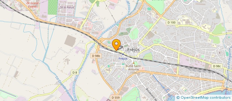 localisation de l'entreprise APR SUD à FREJUS