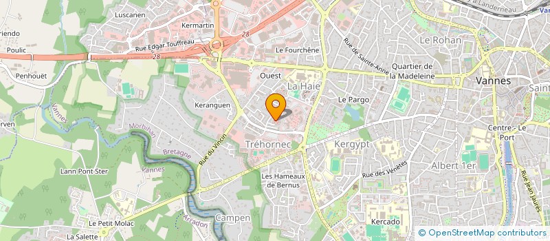 localisation de l'entreprise APRA à VANNES