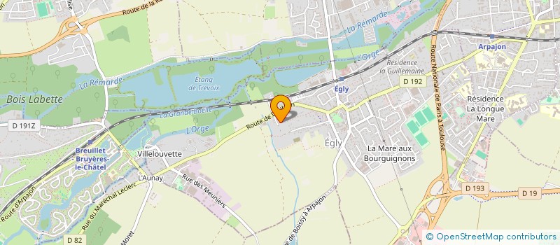 localisation de l'entreprise APRA COM à EGLY