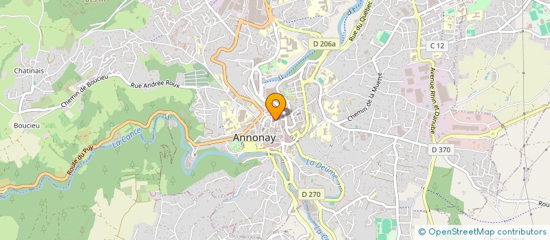 localisation de l'entreprise APRAMADA à ANNONAY