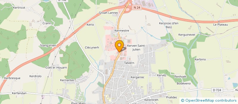 localisation de l'entreprise APRECIA LE BOUTOUILLER à BAUD