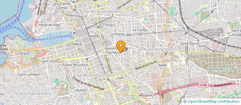 localisation de l'entreprise APREM SUD à MARSEILLE