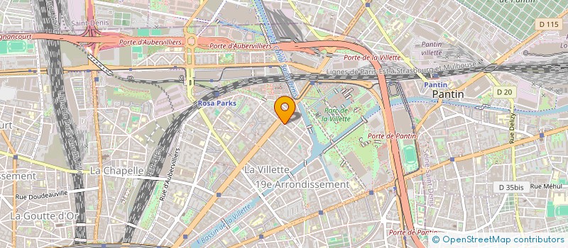 localisation de l'entreprise APRENDER 75  PARIS