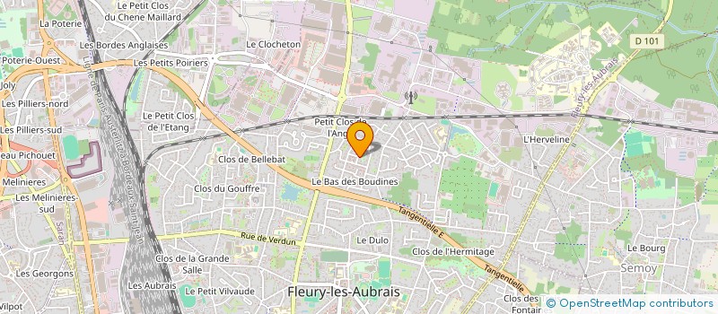 localisation de l'entreprise APRES ALD 45 à FLEURY-LES-AUBRAIS