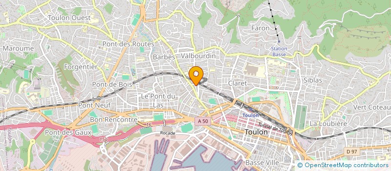 localisation de l'entreprise APRES LA PLUIE LE SOLEIL  TOULON