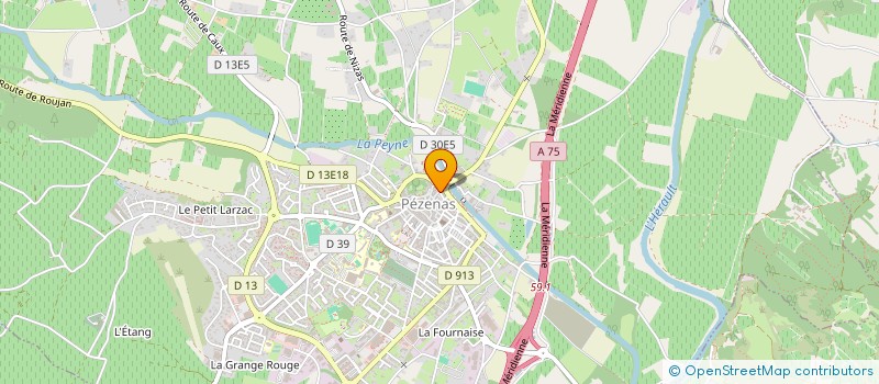 localisation de l'entreprise APRES LE DELUGE à PEZENAS