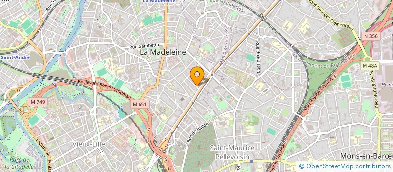 localisation de l'entreprise APRES LE LAIT  LA MADELEINE