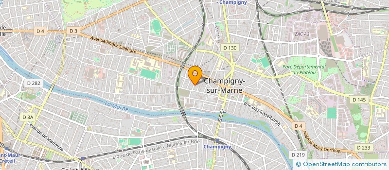 localisation de l'entreprise APRES LE VIRUS PRODUCTION à CHAMPIGNY-SUR-MARNE