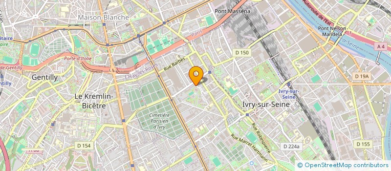 localisation de l'entreprise APRES MIDI DANSANT  IVRY-SUR-SEINE