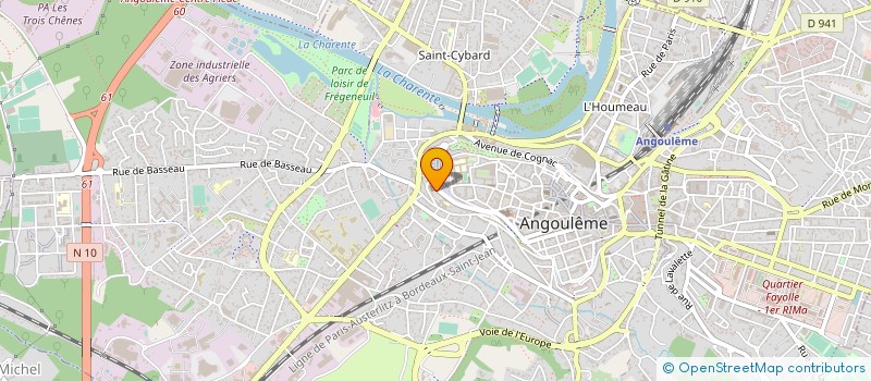 localisation de l'entreprise APRES MIDI PRODUCTION à ANGOULEME