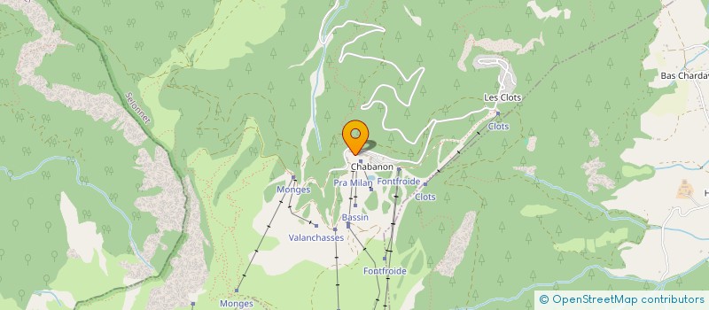 localisation de l'entreprise APRES SKI  SELONNET