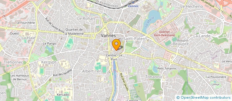 localisation de l'entreprise APRES VOUS à VANNES