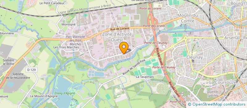 localisation de l'entreprise APRESMAI à RENNES