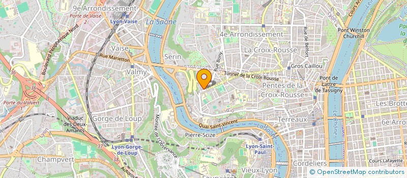 localisation de l'entreprise APRET DIFFUSION MIAN ET BOURGUIGNON à LYON