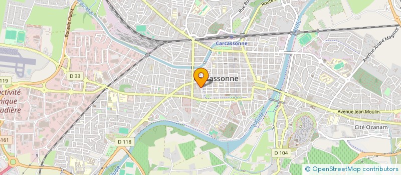 localisation de l'entreprise APREVYA SANTE TRAVAIL  CARCASSONNE