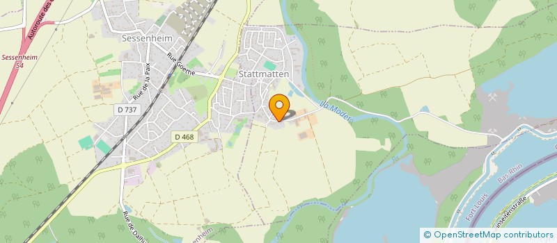 localisation de l'entreprise APREY  STATTMATTEN