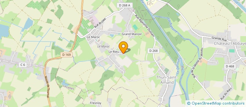 localisation de l'entreprise APRI - D3E  THUN-SAINT-AMAND