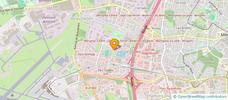 localisation de l'entreprise APRIAS SARL à MERIGNAC