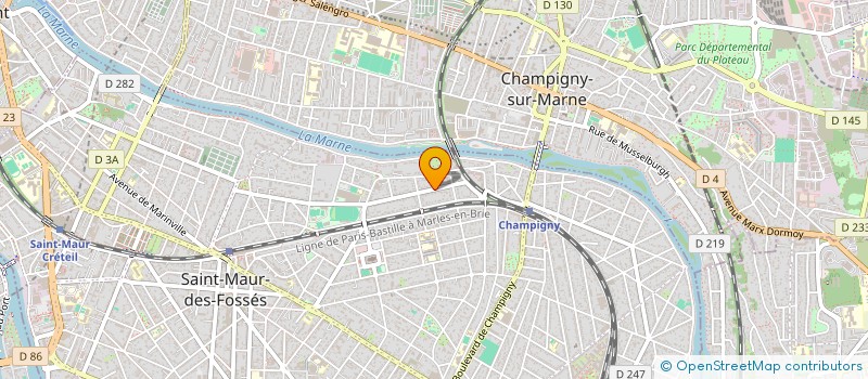 localisation de l'entreprise APRICAP à SAINT-MAUR-DES-FOSSES