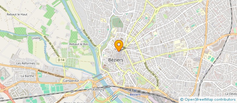 localisation de l'entreprise APRIL 17  BEZIERS