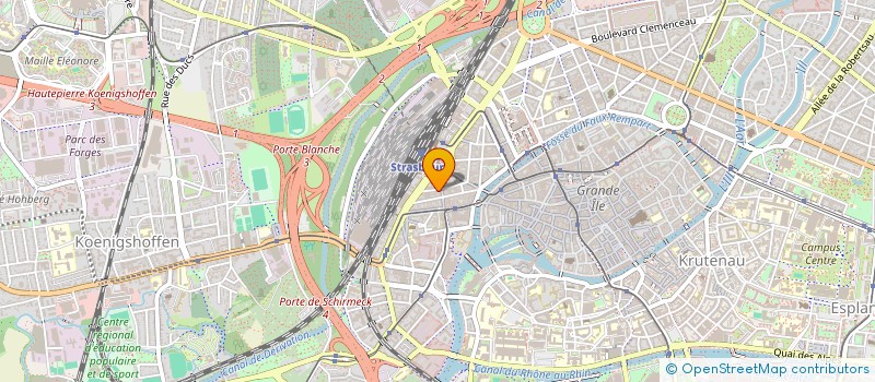 localisation de l'entreprise APRIL à STRASBOURG