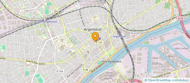 localisation de l'entreprise APRIL CONSULTING à ARGENTEUIL