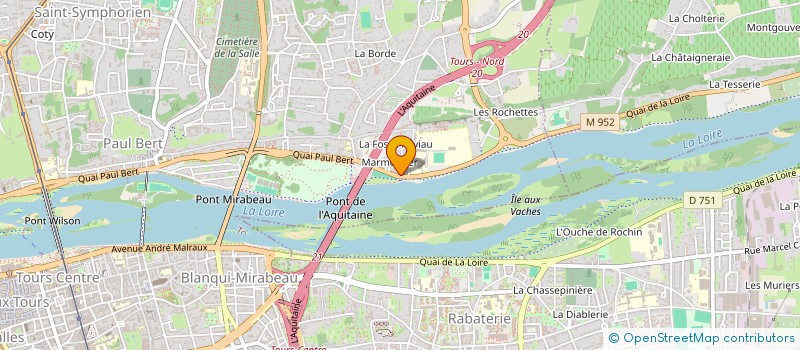 localisation de l'entreprise APRIL MOTO  TOURS