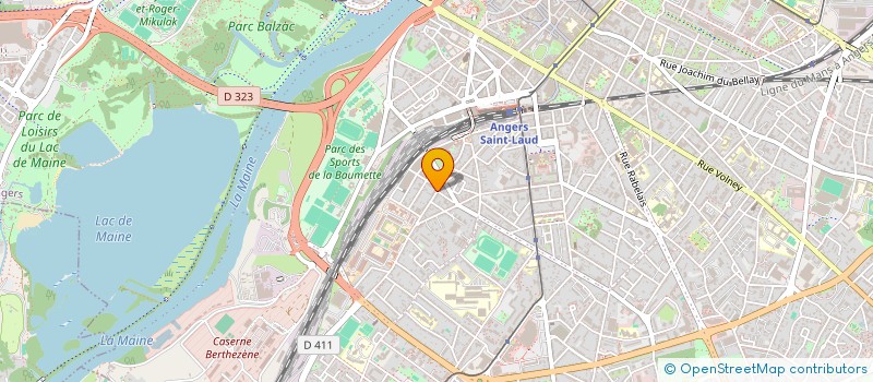 localisation de l'entreprise APRILFLORE à ANGERS