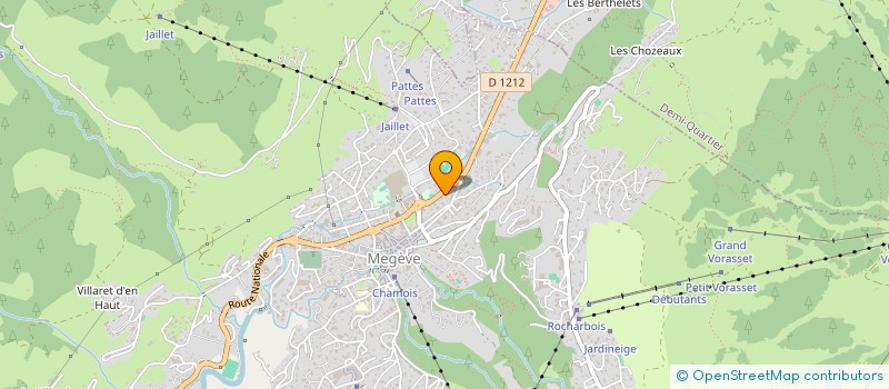 localisation de l'entreprise APRILIS   MEGEVE