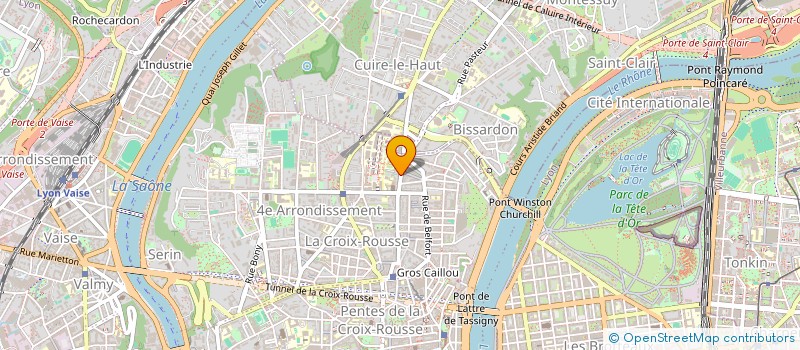 localisation de l'entreprise APRILIS CAPITAL  LYON