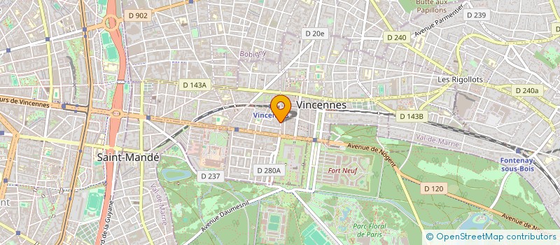 localisation de l'entreprise APRILIS CONSULT à VINCENNES