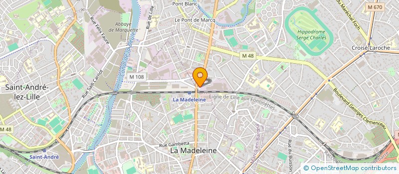 localisation de l'entreprise APRILYS à MARCQ-EN-BARŒUL