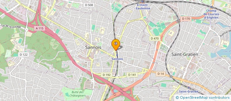 localisation de l'entreprise APRIM INGENIERIE à SANNOIS