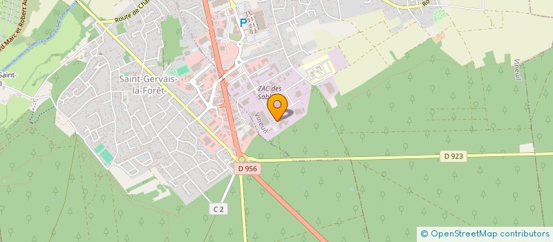 localisation de l'entreprise APRIME à VINEUIL