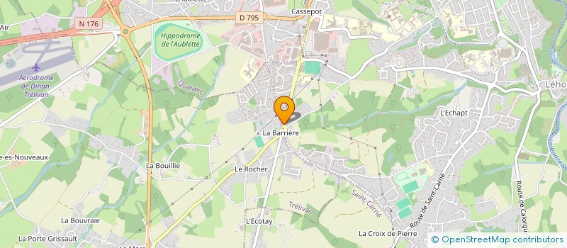 localisation de l'entreprise APRIME ARCHITECTEURS à QUEVERT