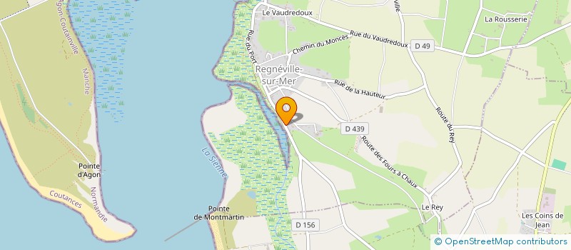 localisation de l'entreprise APRIME ECONOMIES D'ENERGIE  REGNEVILLE-SUR-MER