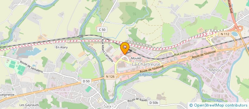 localisation de l'entreprise APRIME GESTION  CASTRES