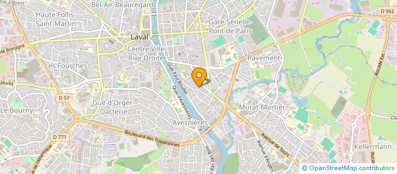 localisation de l'entreprise APRIMMO 53 à LAVAL