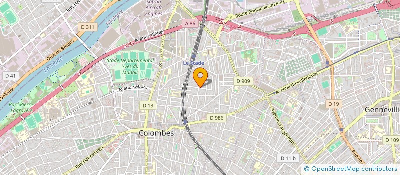 localisation de l'entreprise APRIMMO FINANCE ET ASSURANCES à COLOMBES