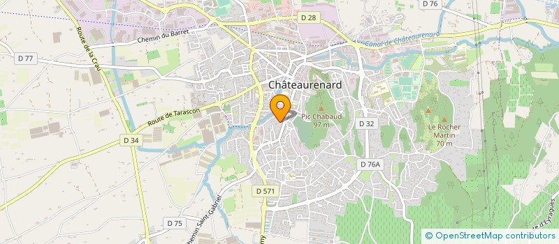 localisation de l'entreprise APRIN S PUBLICITE  CHATEAURENARD