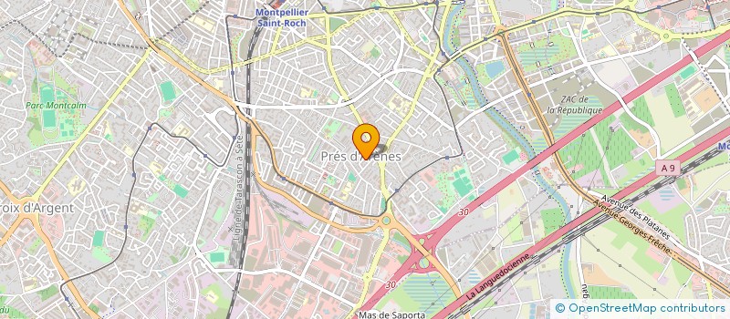 localisation de l'entreprise APRION à MONTPELLIER