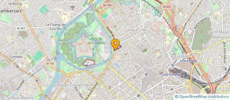 localisation de l'entreprise APRIORI à LILLE