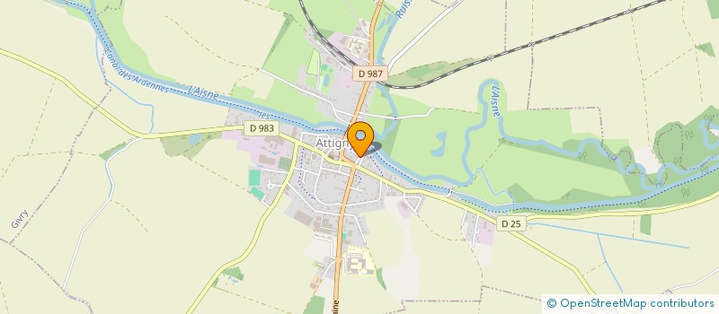 localisation de l'entreprise APRIXECO.COM à ATTIGNY