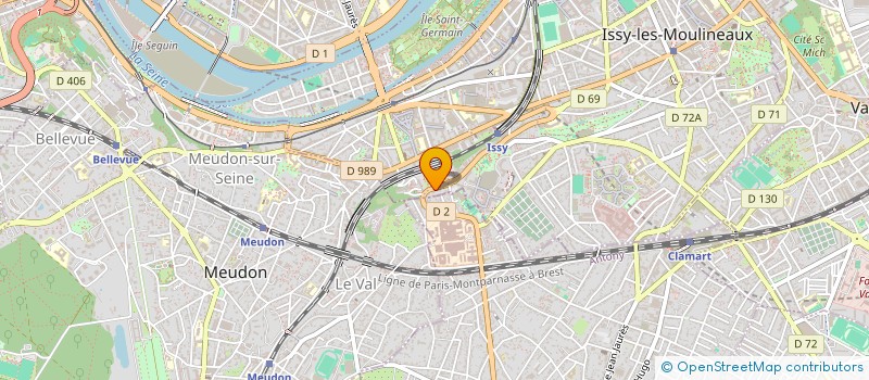 localisation de l'entreprise APRM BATIMENT à ISSY-LES-MOULINEAUX