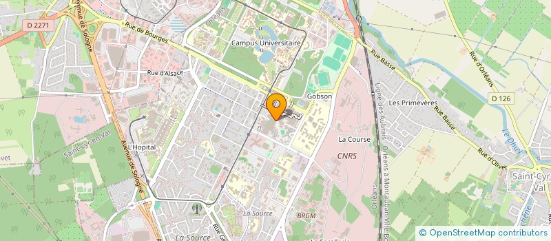 localisation de l'entreprise APRN PUCE 45 à ORLEANS