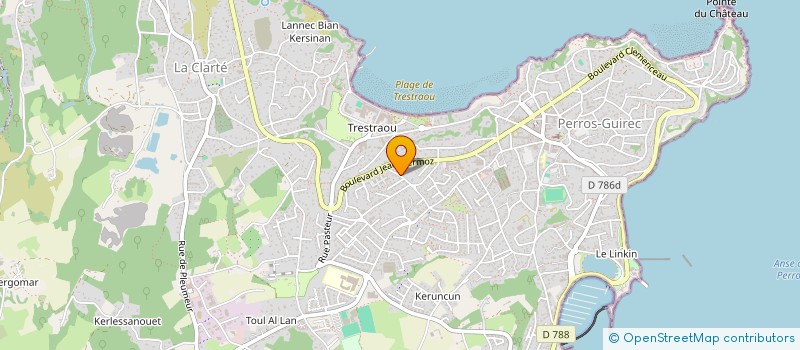 localisation de l'entreprise APRO  PERROS-GUIREC