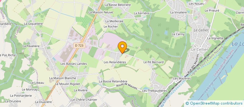 localisation de l'entreprise APRO STEEL à LE CELLIER