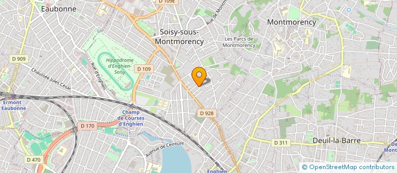 localisation de l'entreprise APROART  SOISY-SOUS-MONTMORENCY