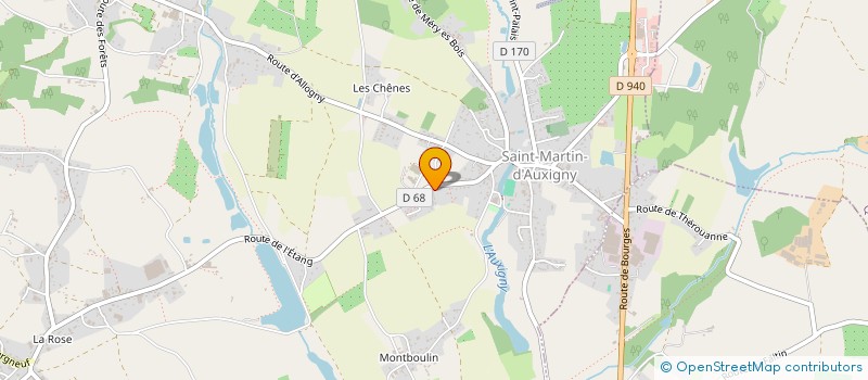 localisation de l'entreprise APROBAT  SAINT-MARTIN-D'AUXIGNY